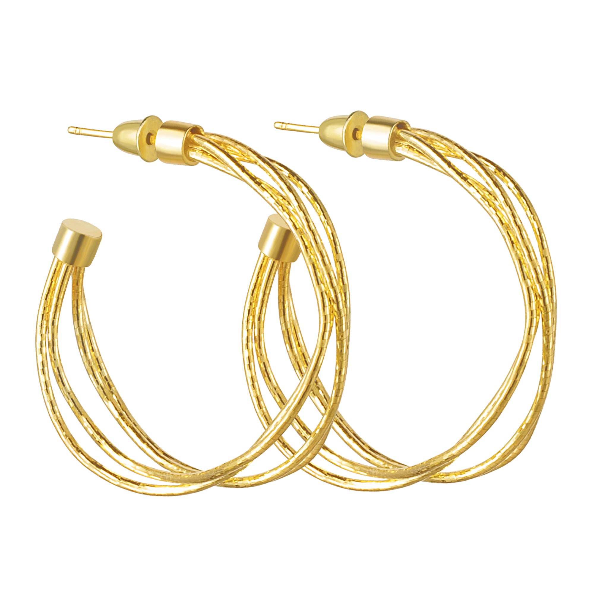 BLOOMVERE CROSSING EARRINGS