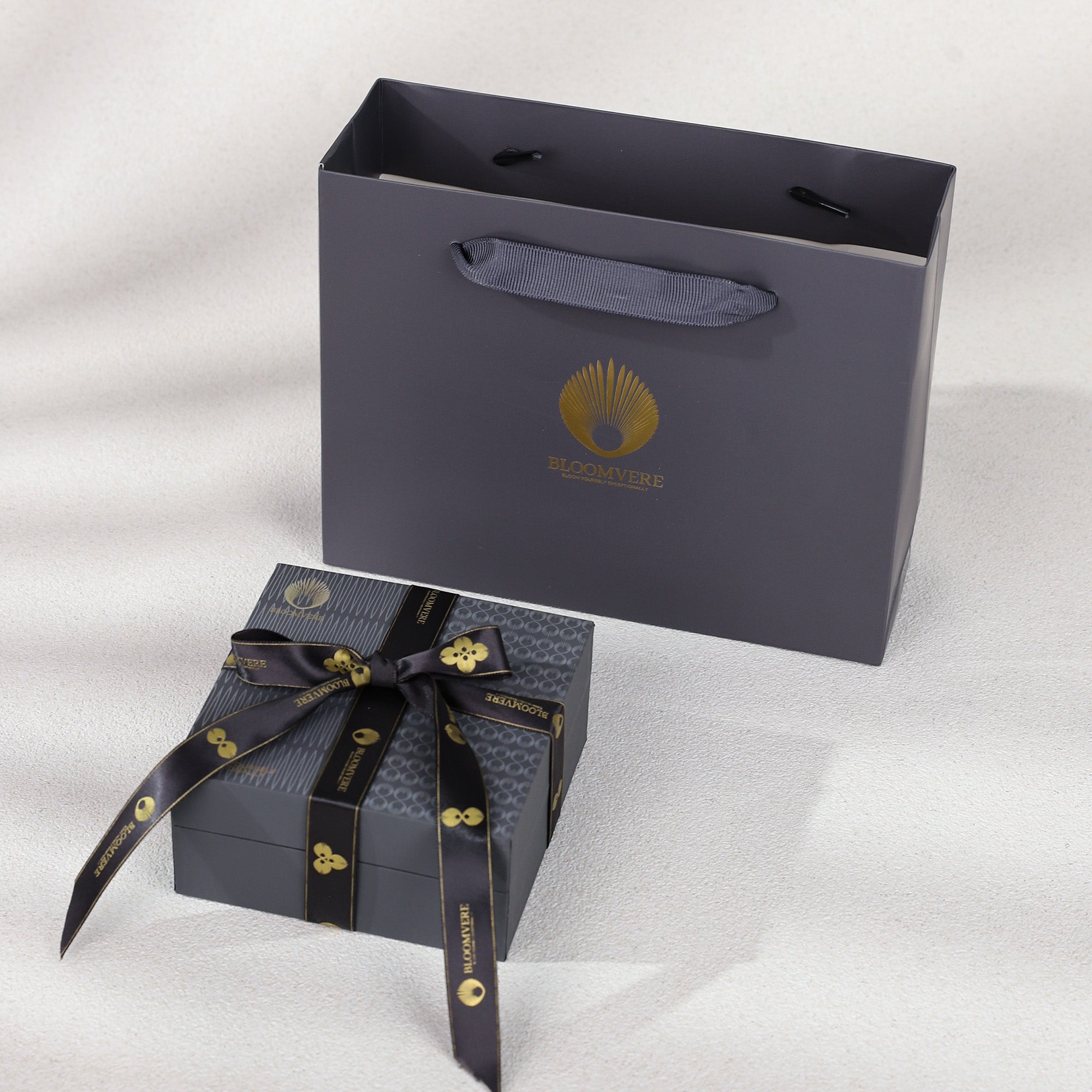 BLOOMVERE BRUSHED BLACK BANGLE