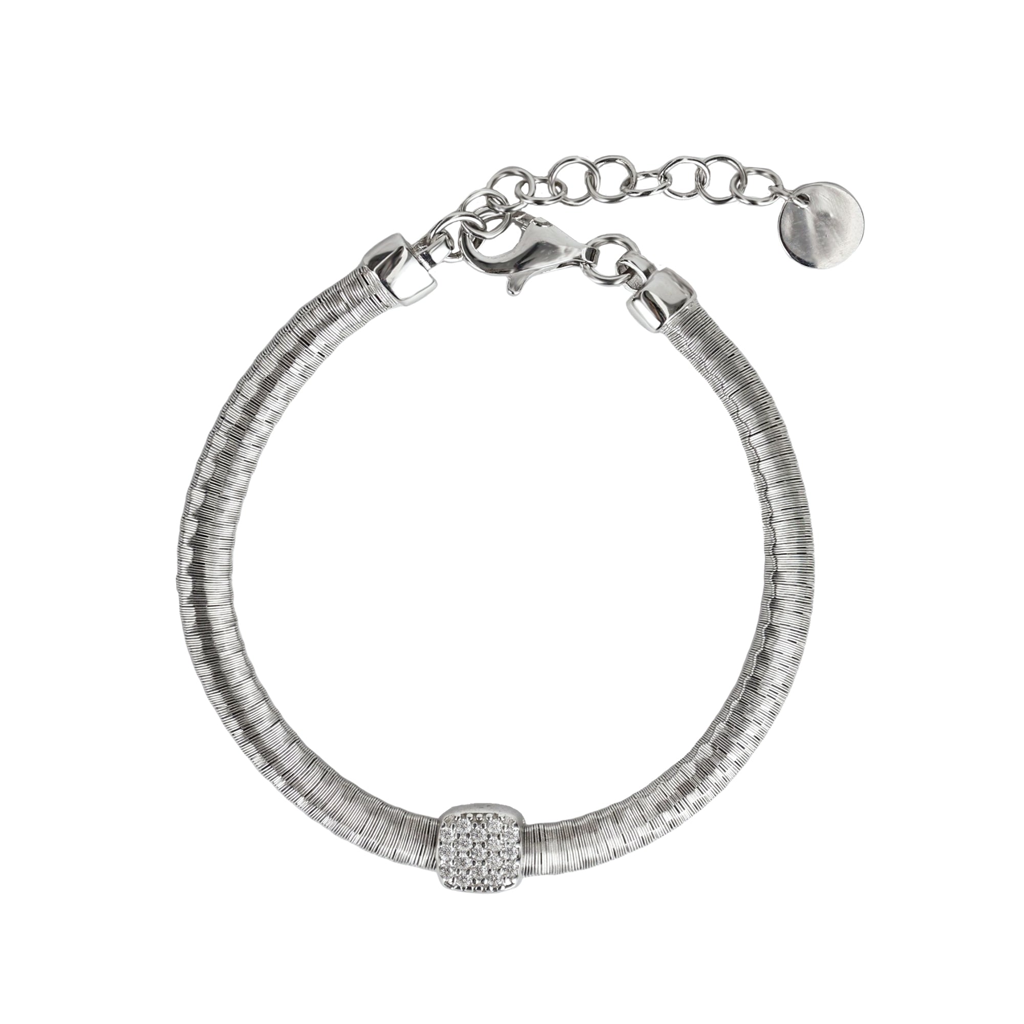 BLOOMVERE SQUARE SUGAR BEZEL ADJUSTABLE BRACELET