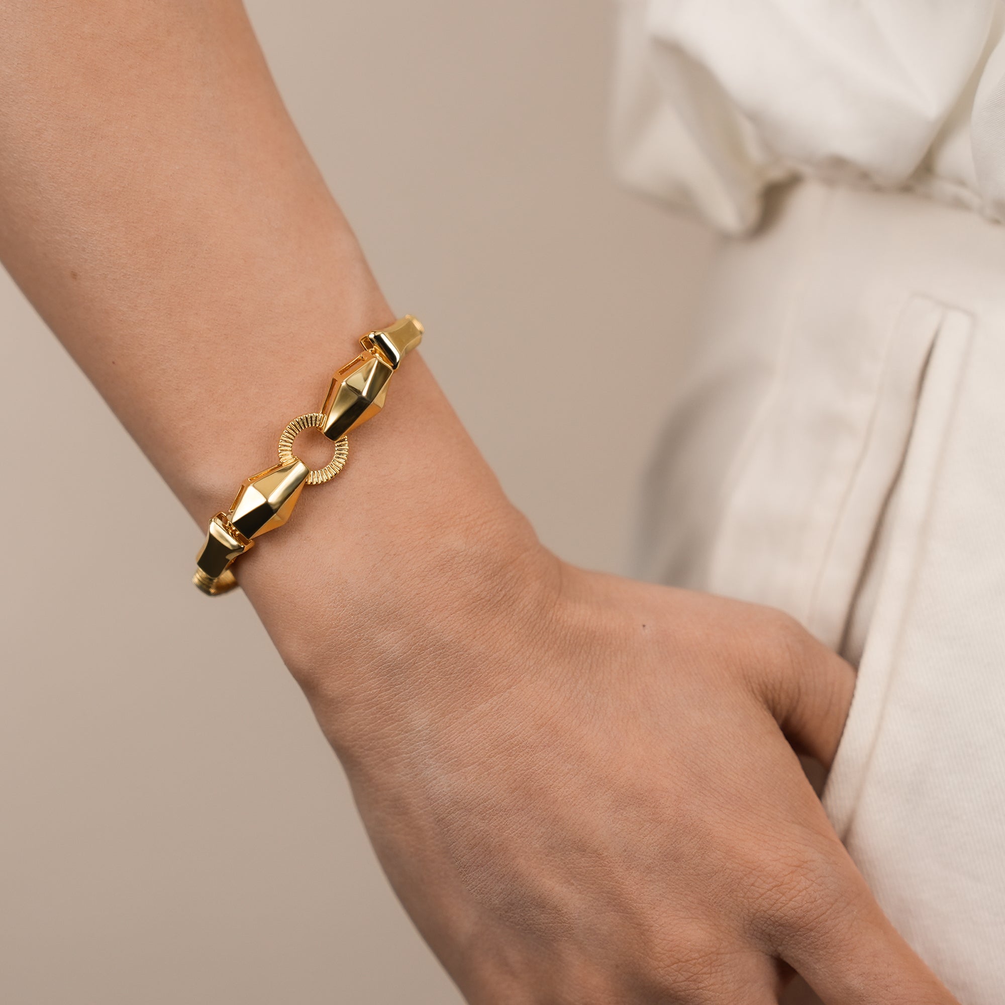 BLOOMVERE ORIENTAL SERPENT BRACELET (GOLD)