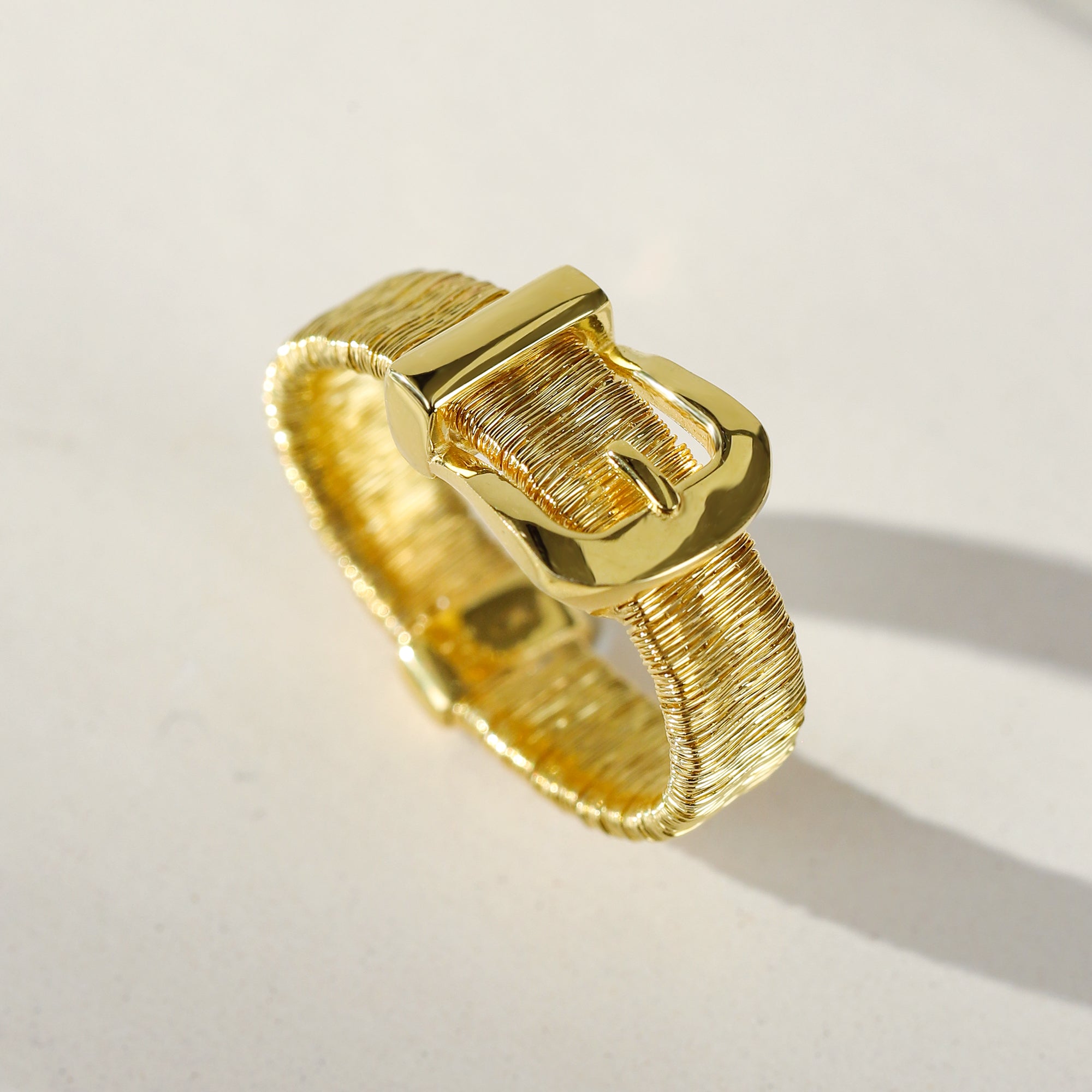 BLOOMVERE SIMPLE BAND RING (GOLD)