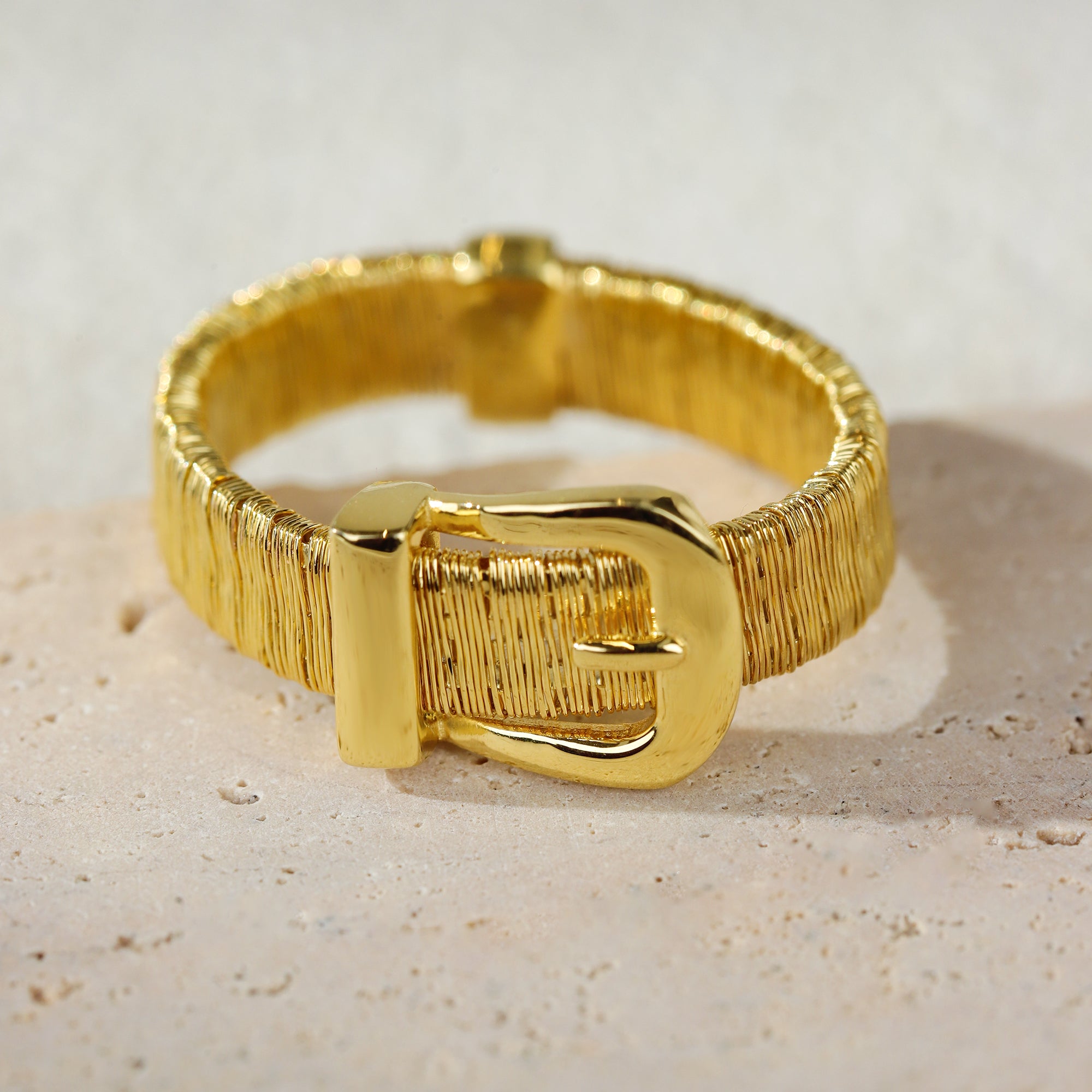 BLOOMVERE SIMPLE BAND RING (GOLD)