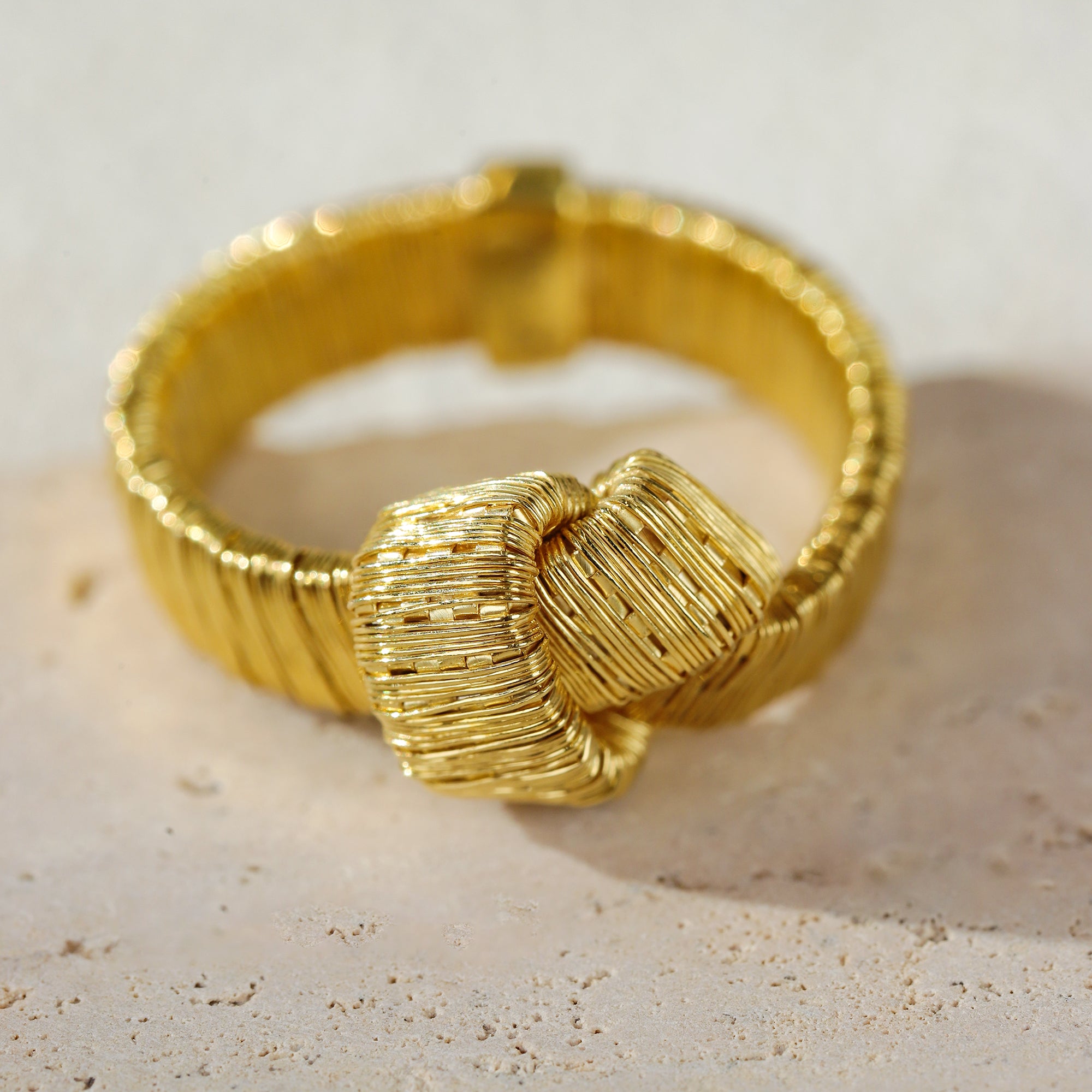 BLOOMVERE SIMPLE BAND RING (GOLD)