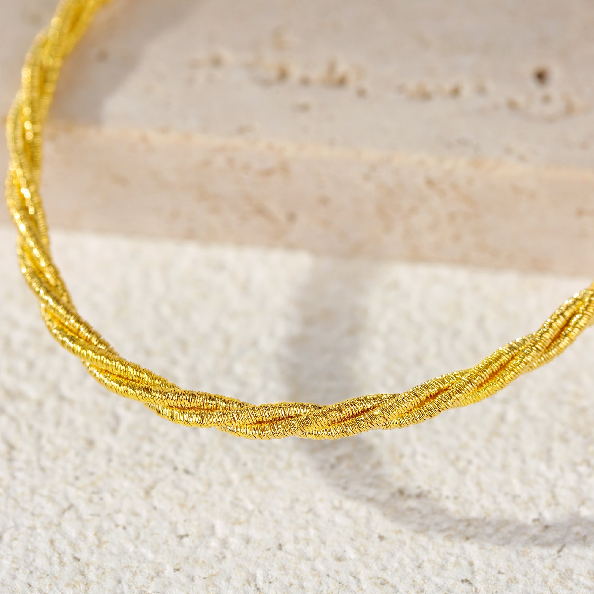 BLOOMVERE ADJUSTABLE TWIST ROPE BRACELET