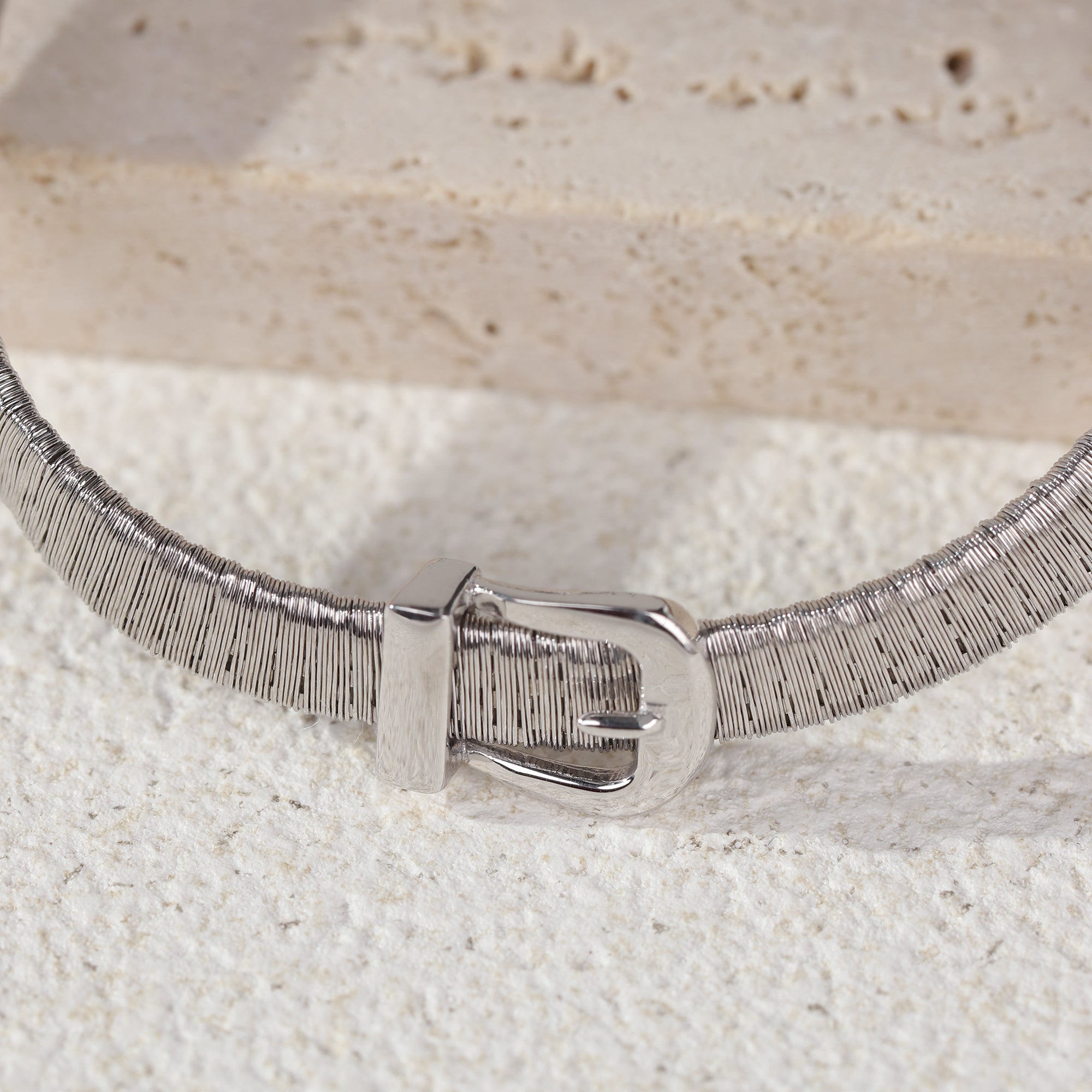 BLOOMVERE ADJUSTABLE BAND BRACELET (SILVER)