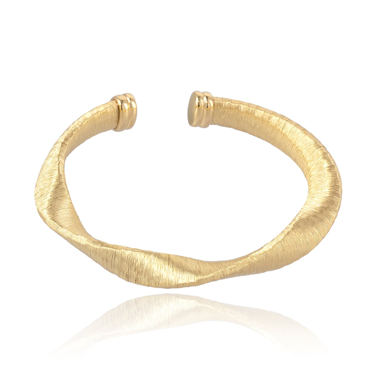 BLOOMVERE ADJUSTABLE TWISTED BANGLE