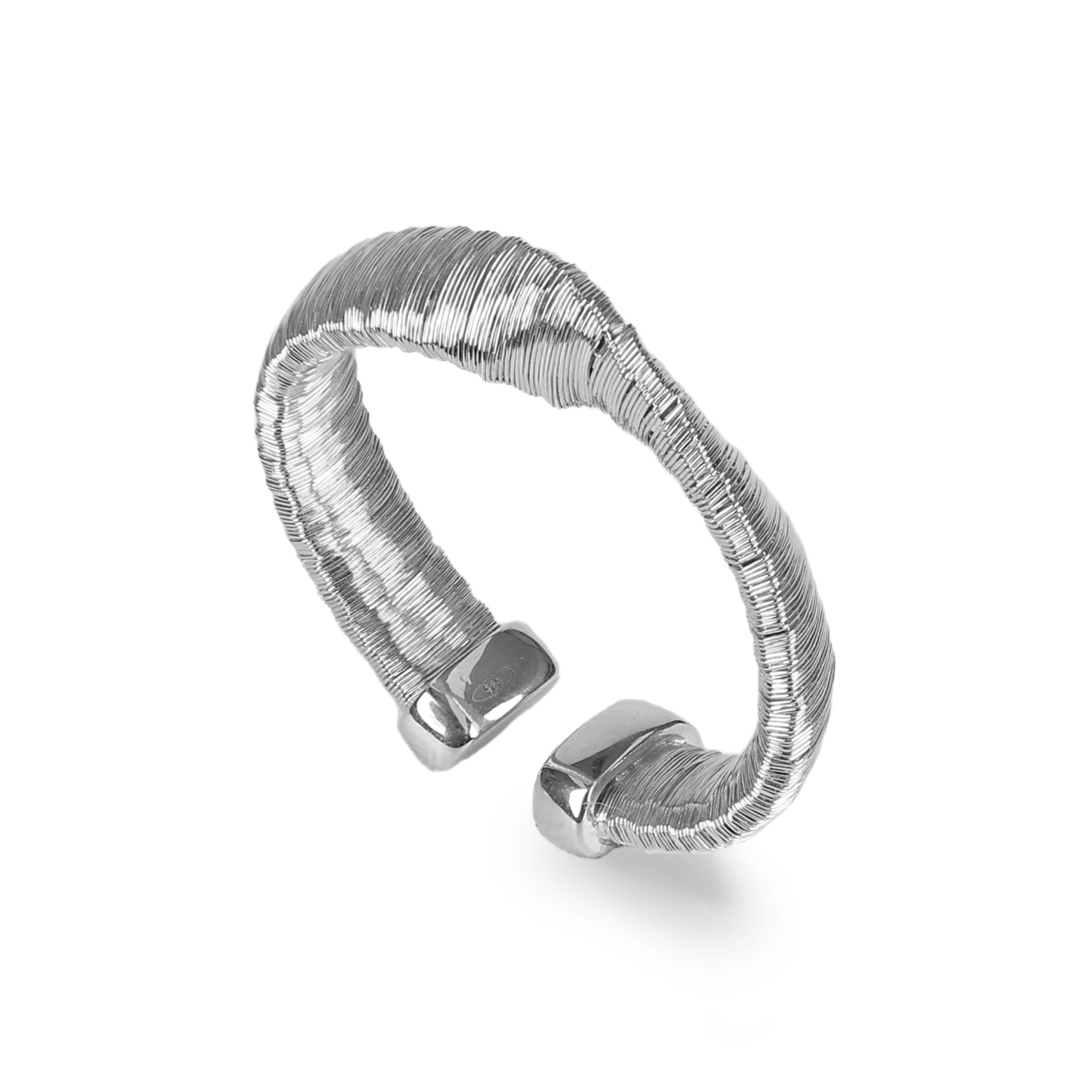 BLOOMVERE WOVEN RING (SILVER)