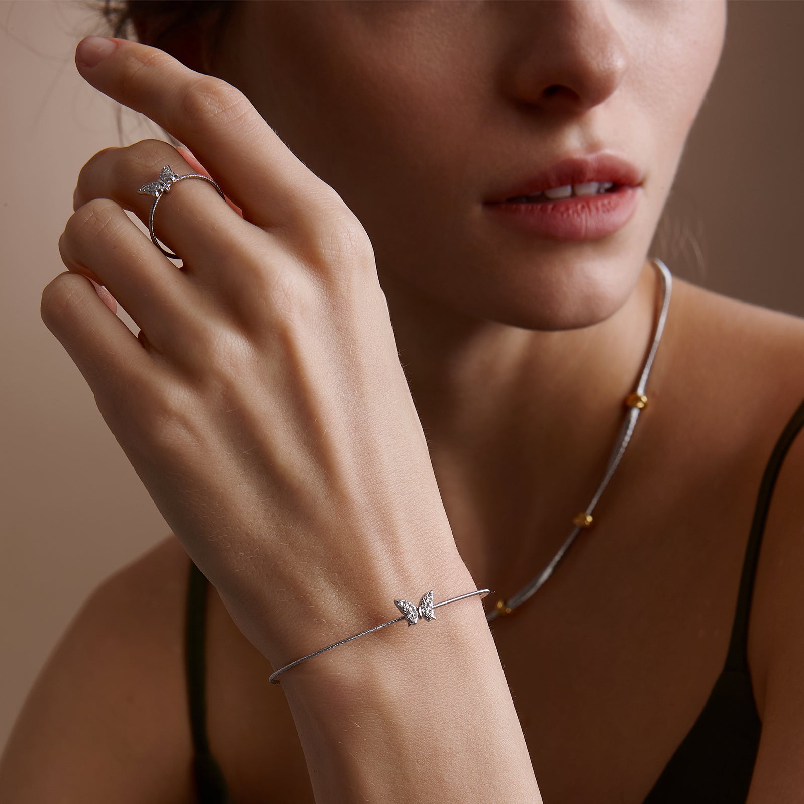 BLOOMVERE BUTTERFLY ADJUSTABLE BRACELET