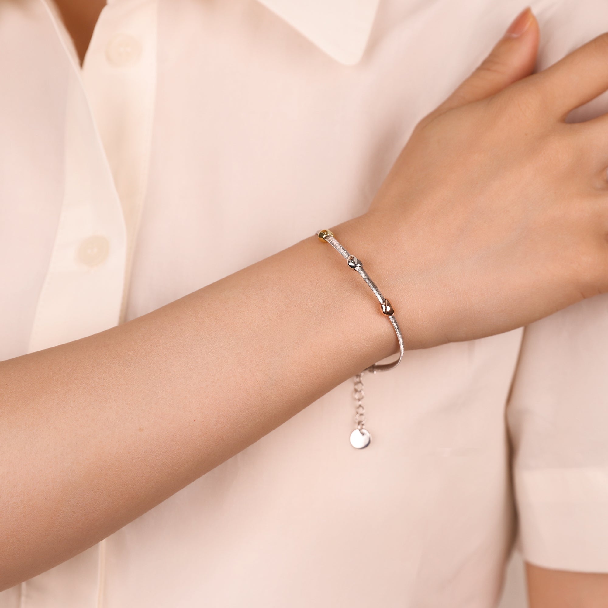 BLOOMVERE HEART BEAD BRACELET