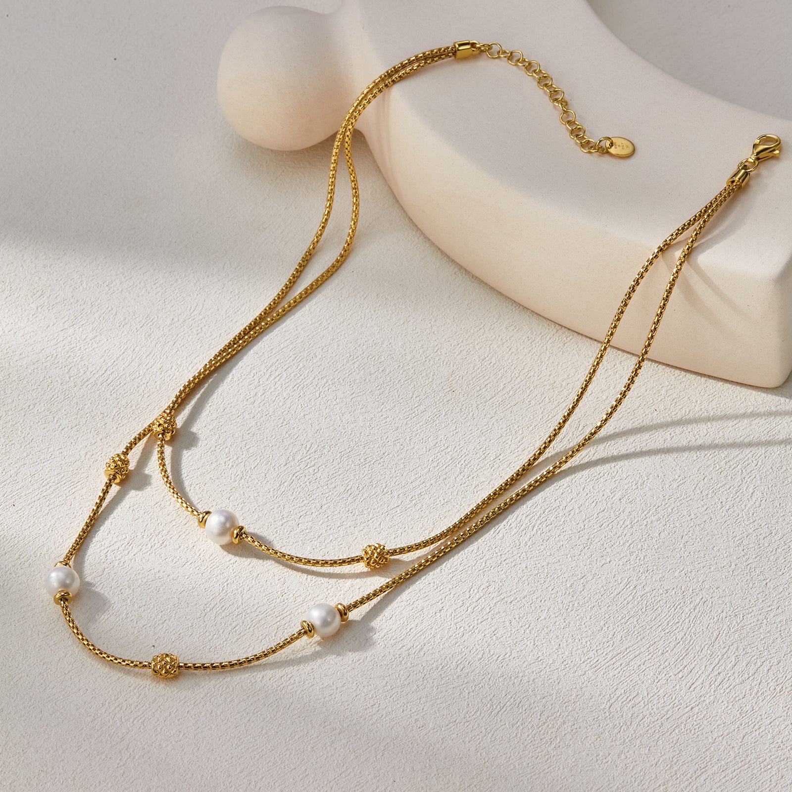 BLOOMVERE 2-STRAND PEARLS NECKLACE