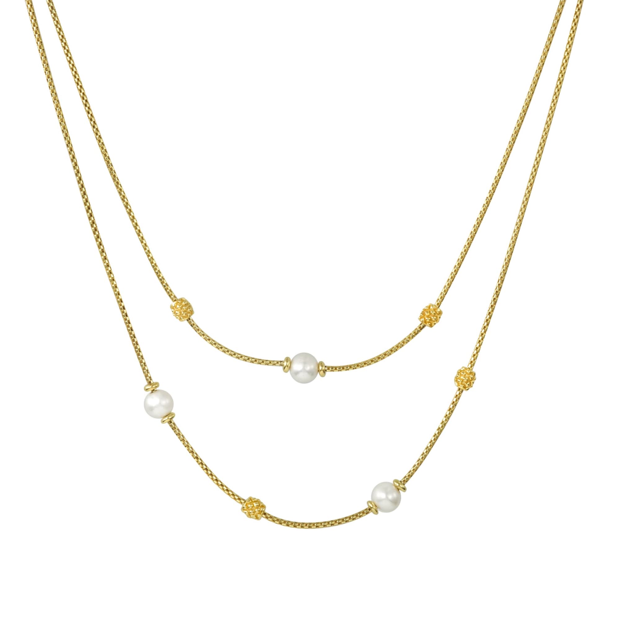 BLOOMVERE 2-STRAND PEARLS NECKLACE