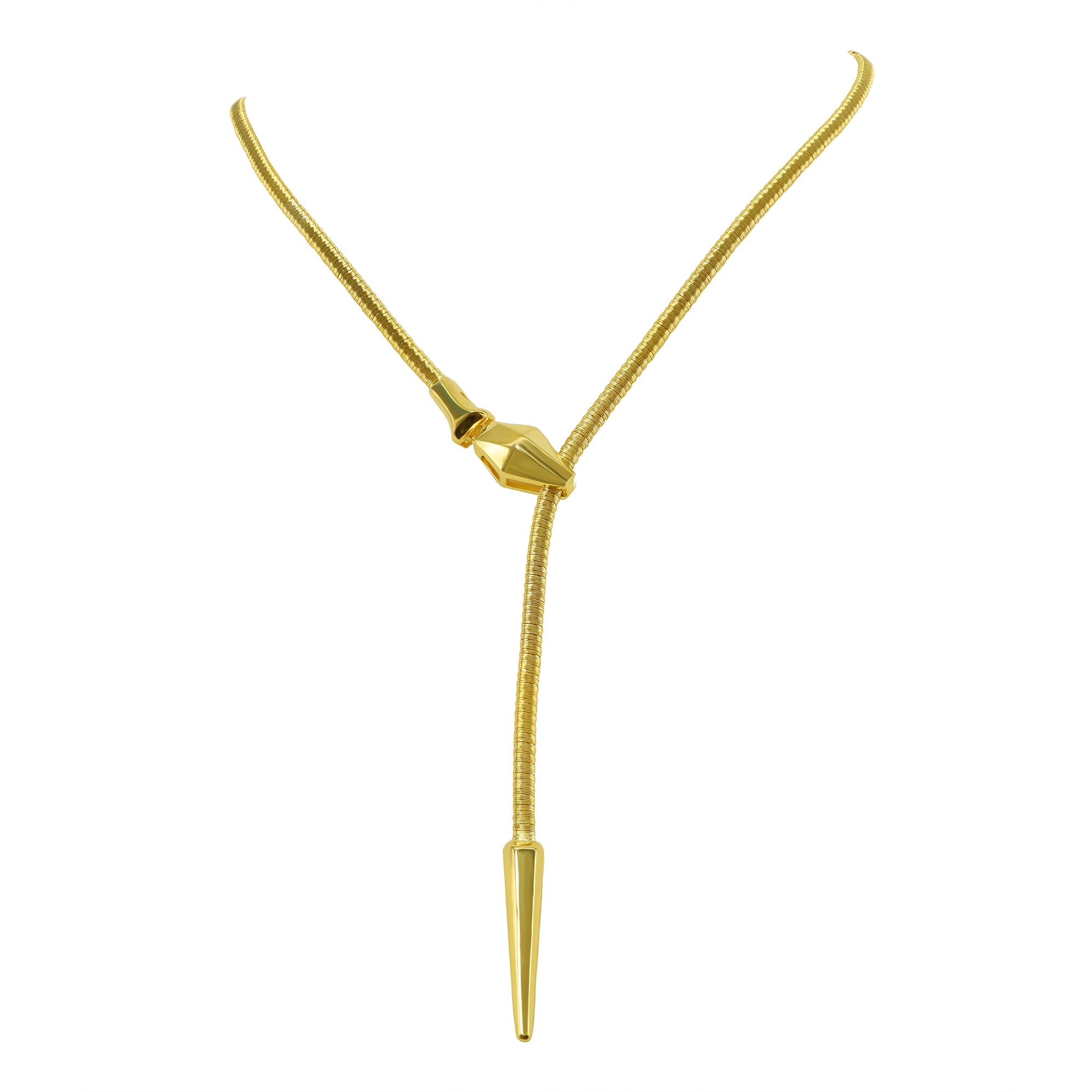 BLOOMVERE ORIENTAL SERPENT NECKLACE (GOLD)