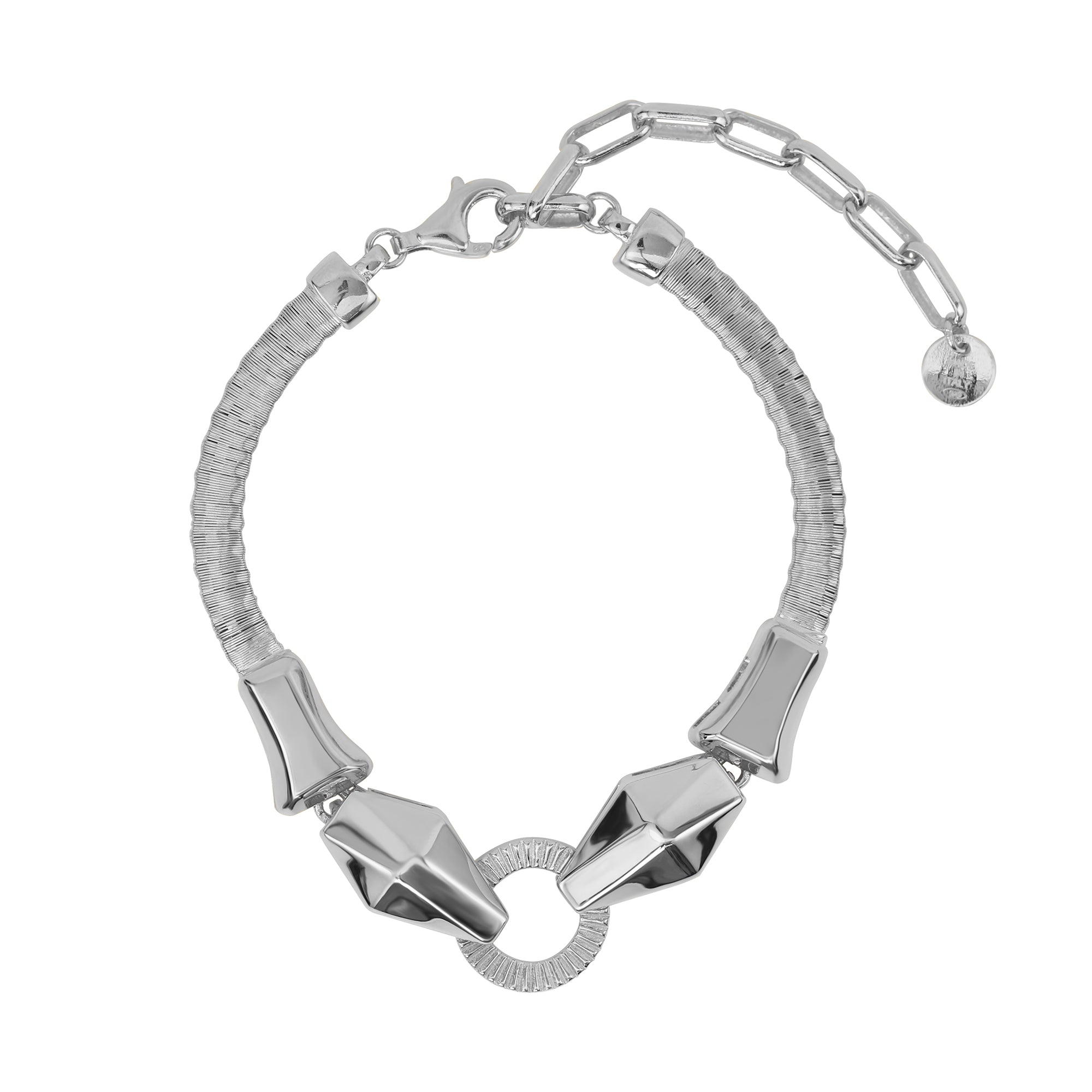 BLOOMVERE ORIENTAL SERPENT BRACELET (SILVER)