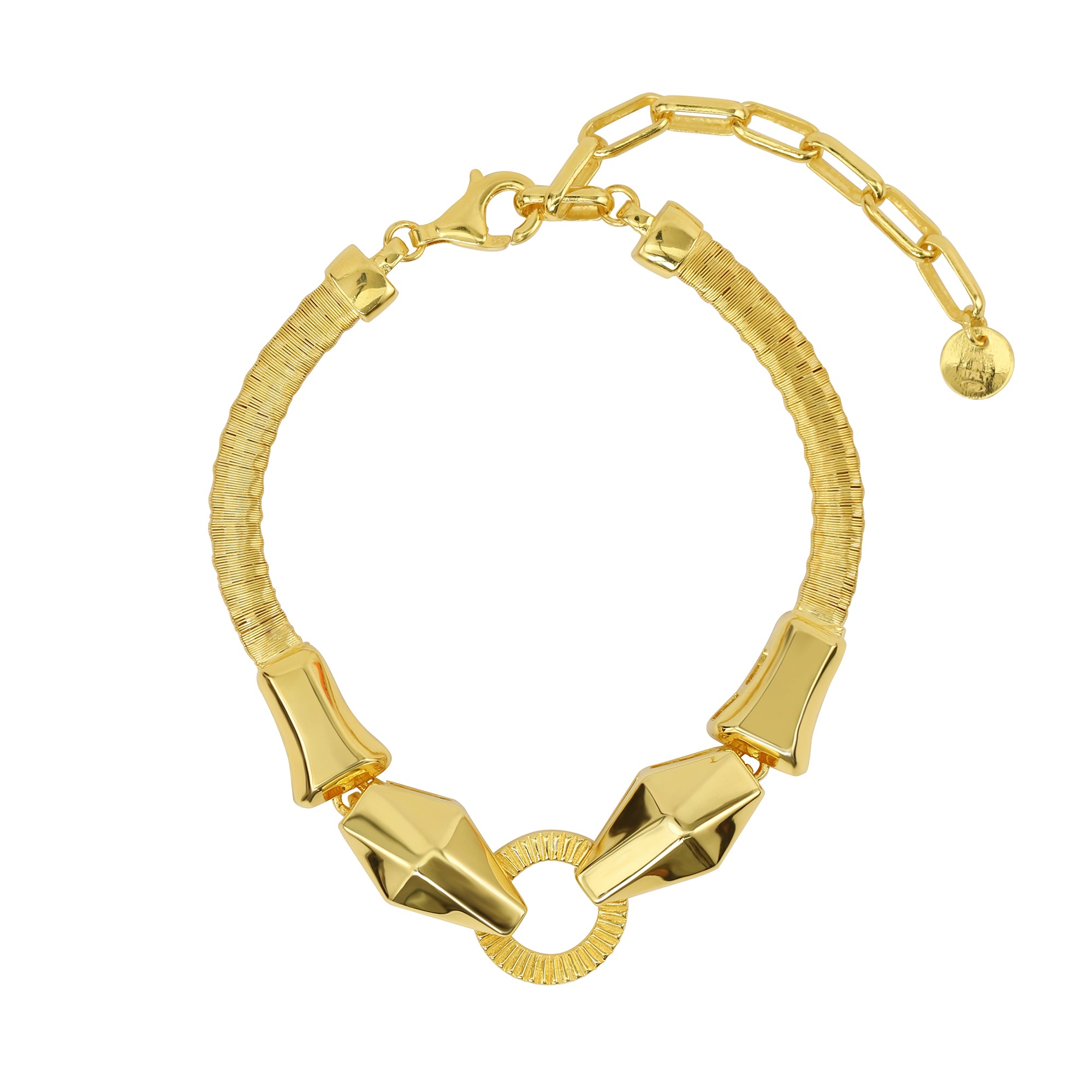 BLOOMVERE ORIENTAL SERPENT BRACELET (GOLD)