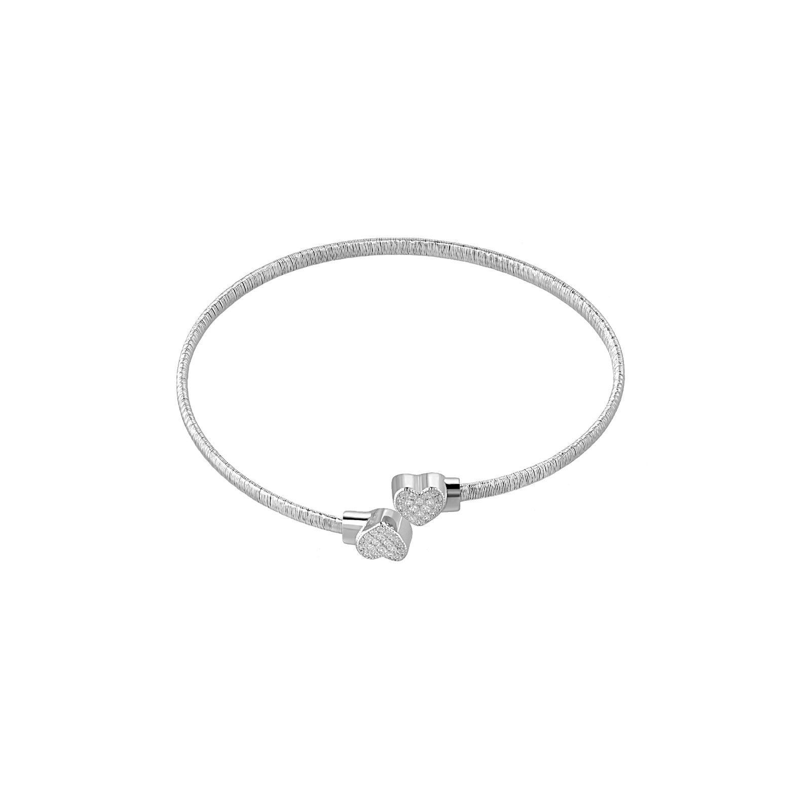 BLOOMVERE ADJUSTABLE HEART BANGLE