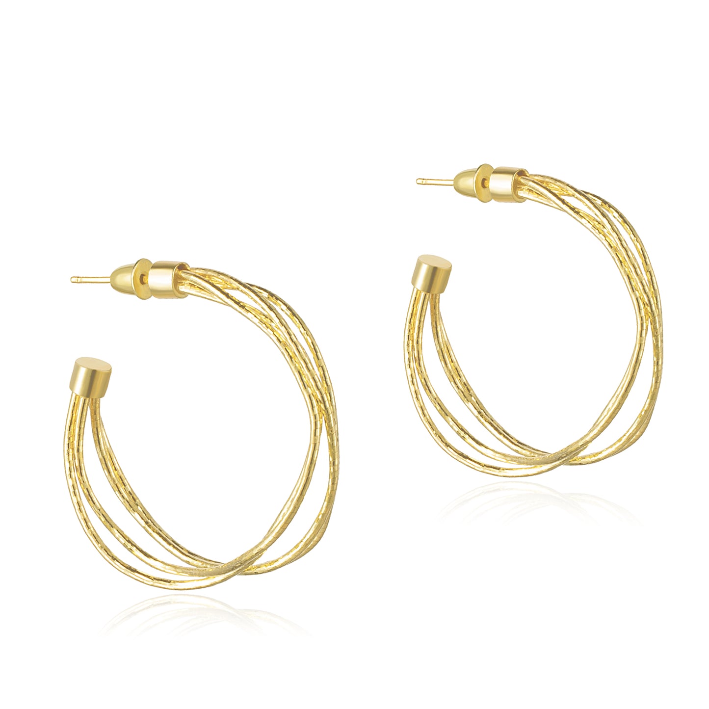 BLOOMVERE CROSSING EARRINGS