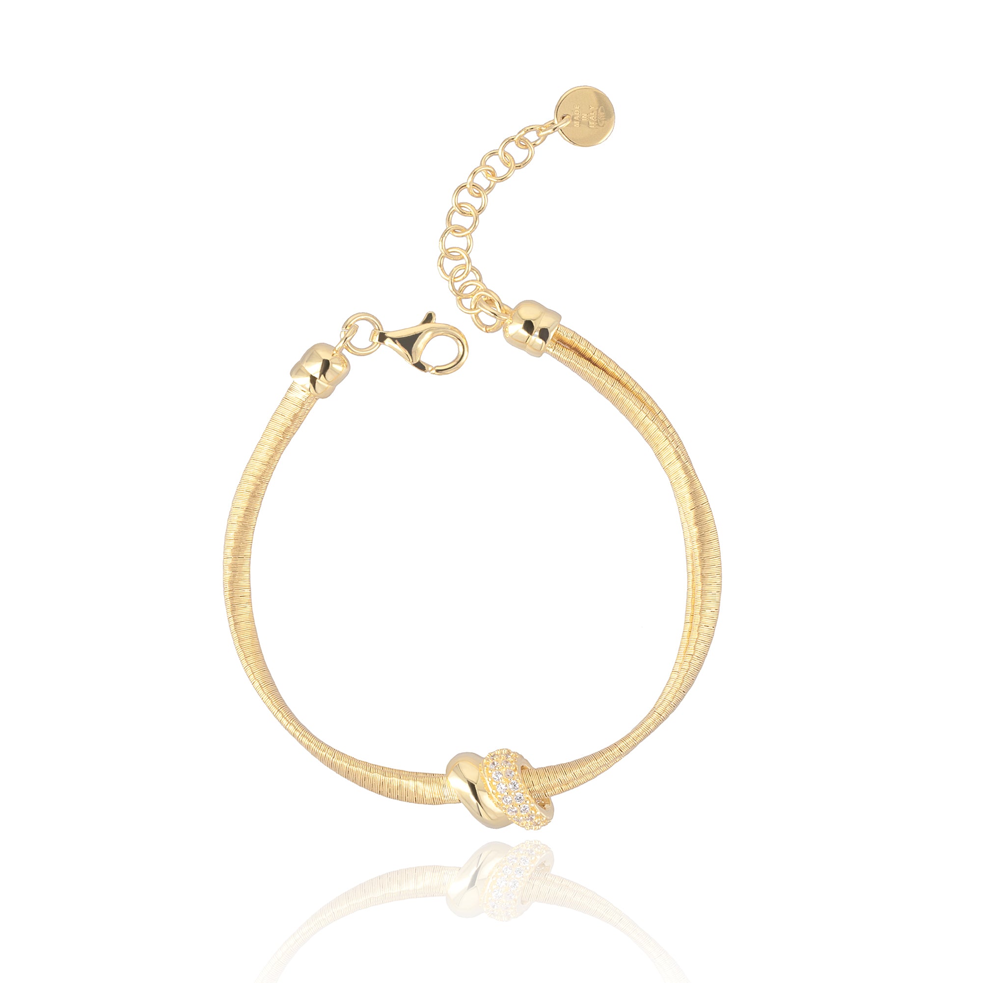 BLOOMVERE TWISTED BRACELET with BEADS