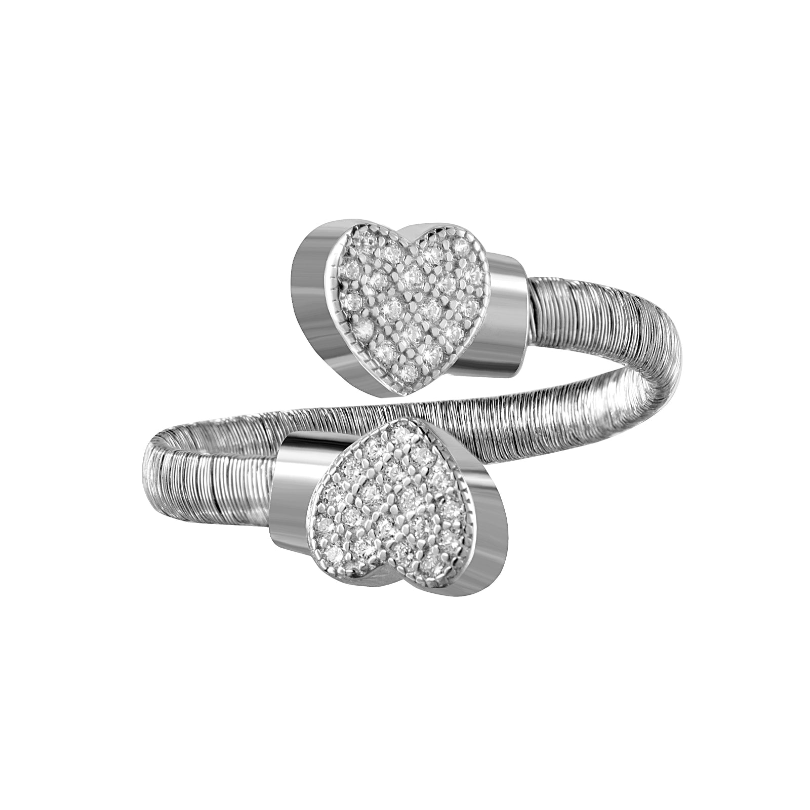 BLOOMVERE ADJUSTABLE HEART RING