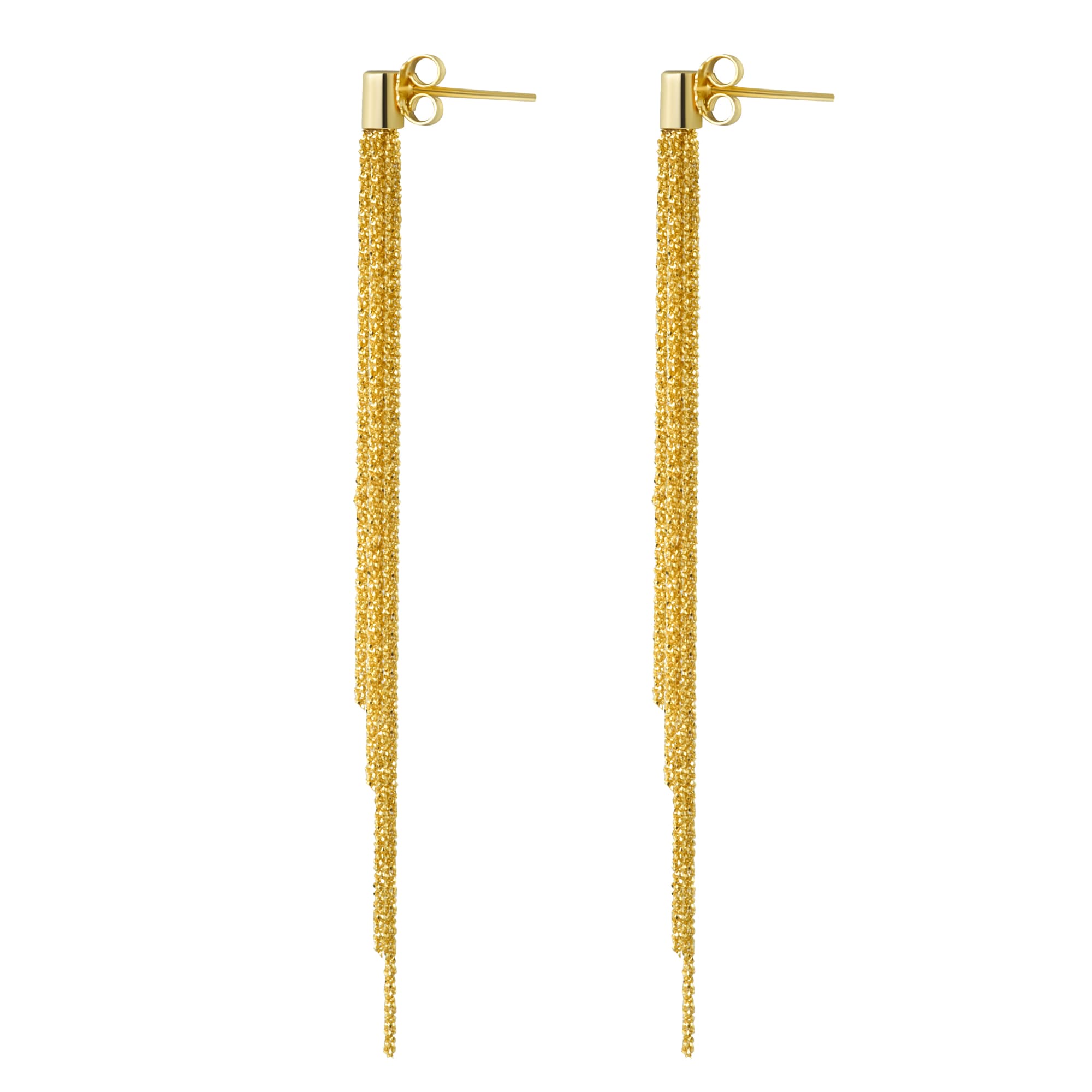 BLOOMVERE LONG TASSEL EARRINGS