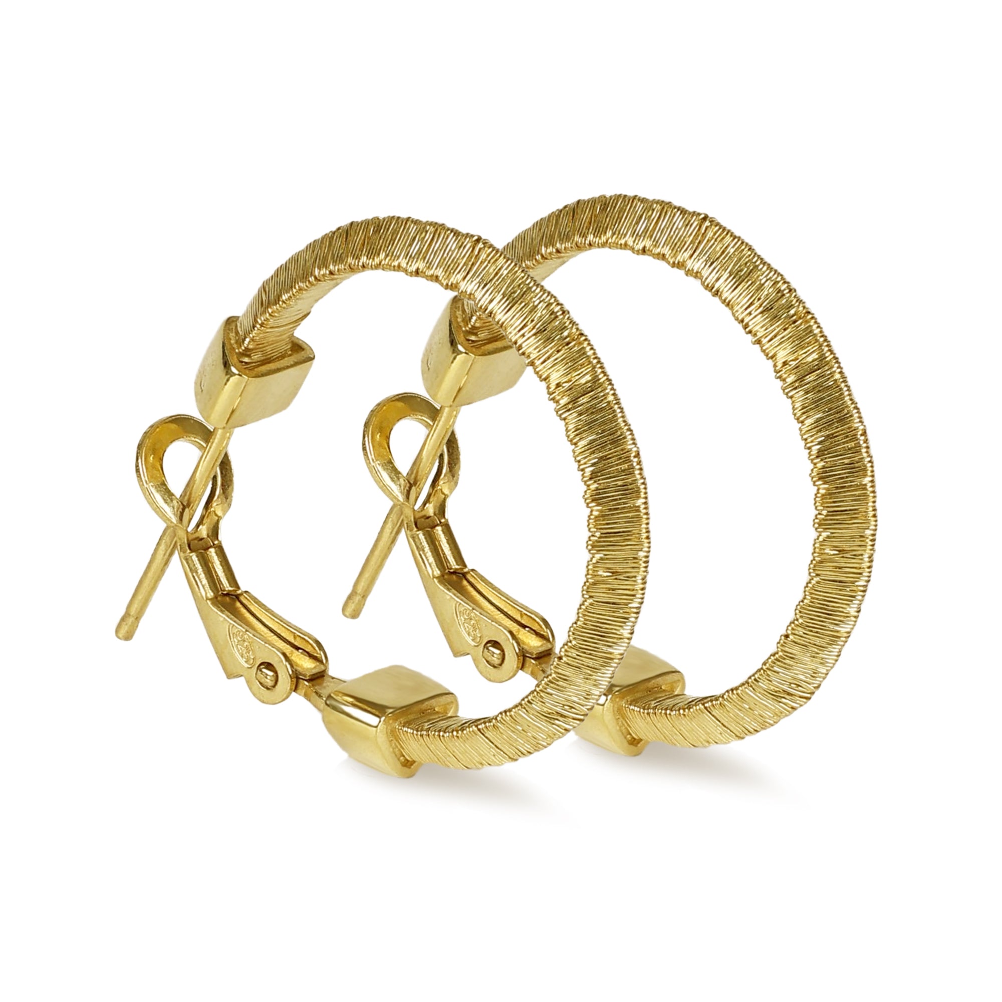 BLOOMVERE TWISTED EARRINGS (GOLD)
