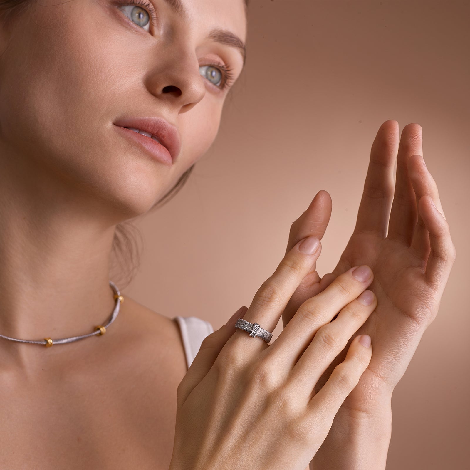 BLOOMVERE DAINTY SILVER SOFT RING