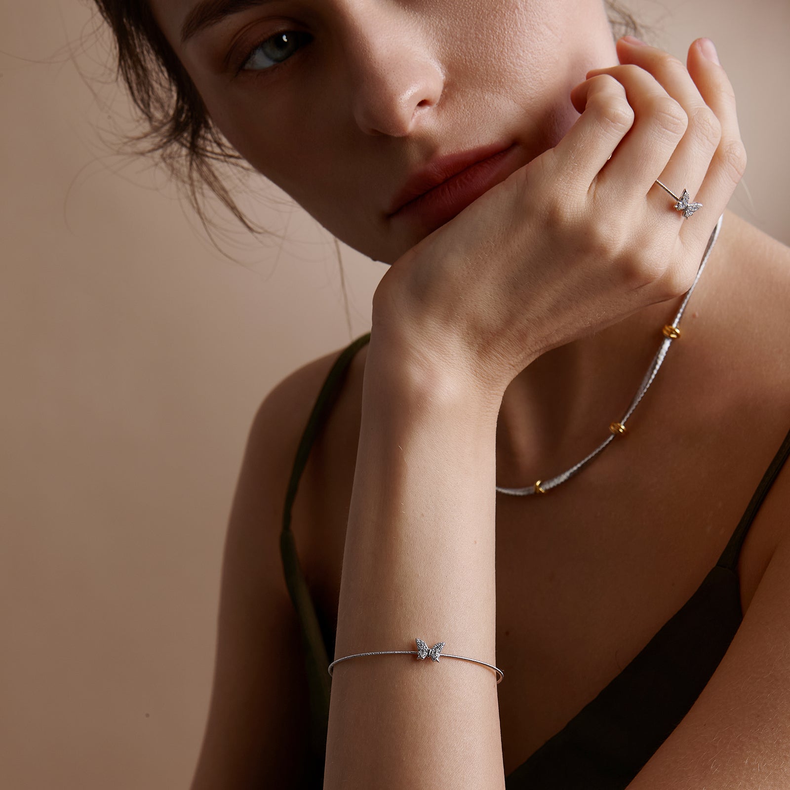 BLOOMVERE BUTTERFLY ADJUSTABLE BRACELET