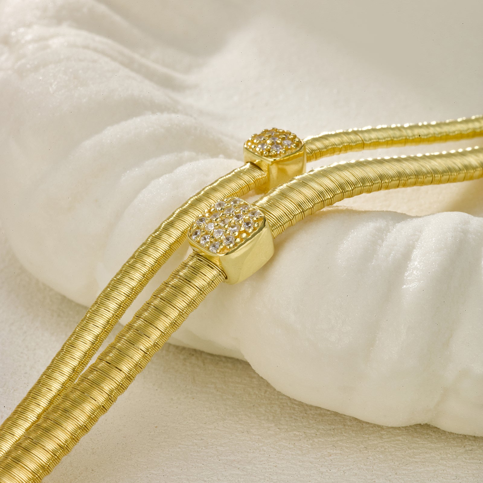 BLOOMVERE DOUBLE CUFF ADJUSTABLE BRACELET