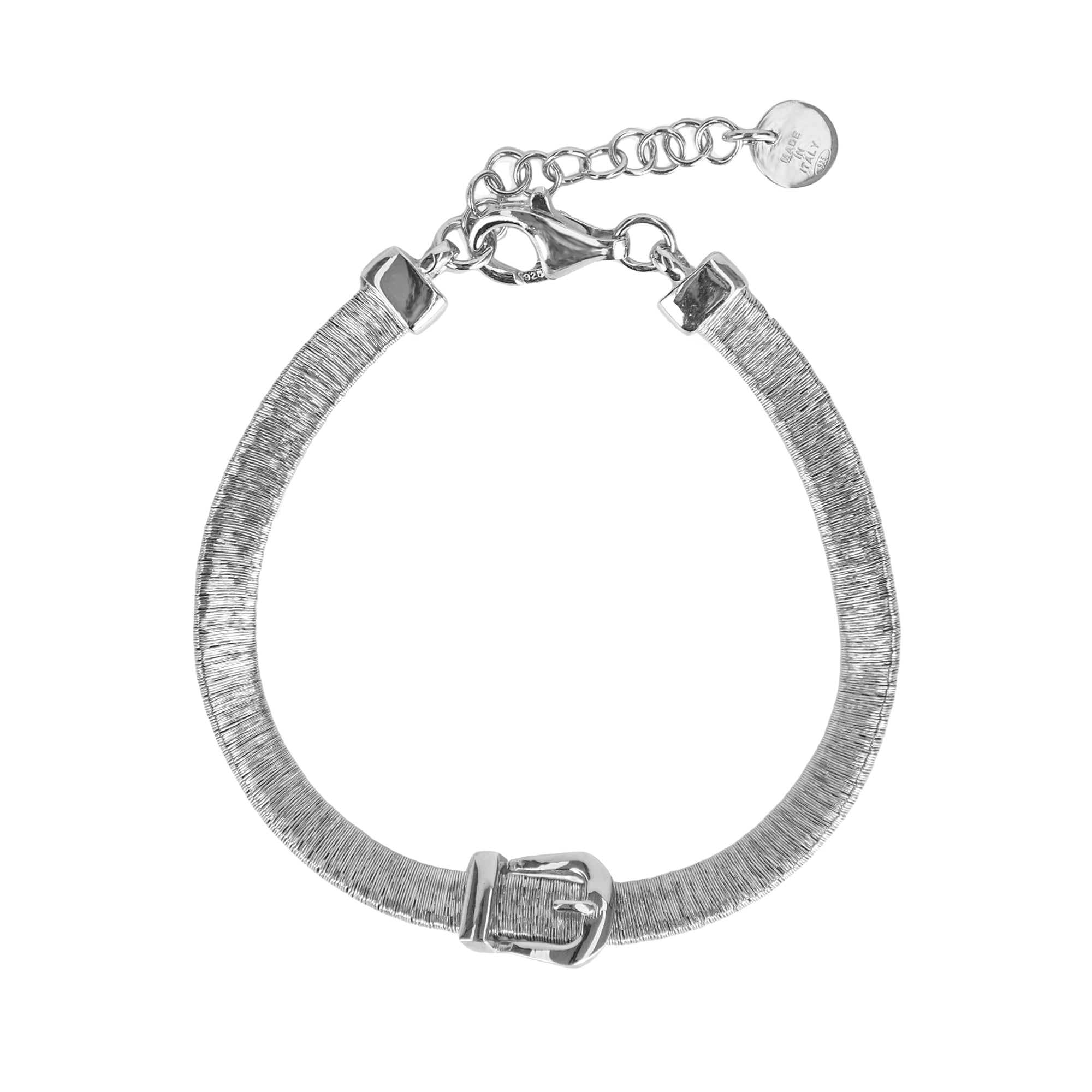 BLOOMVERE ADJUSTABLE BAND BRACELET (SILVER)
